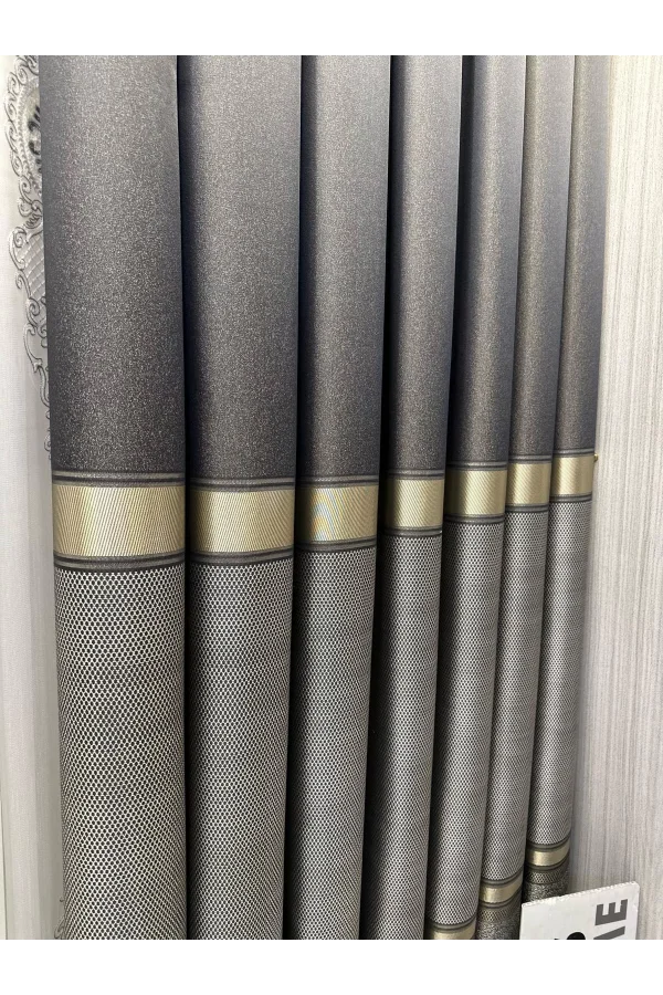 NİVEMESHOME DENİZ FT614177 V-2503 TAŞ 1/3 SIK PİLELİ FON PERDE APM