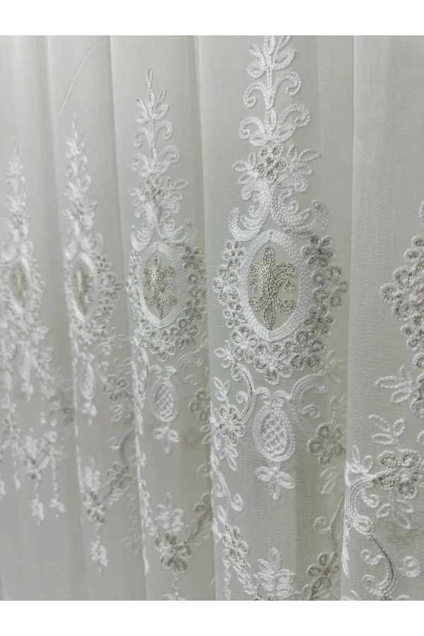 NİVEMESHOME DEREN 2846 1/3 SIK PİLELİ TÜL PERDE APM