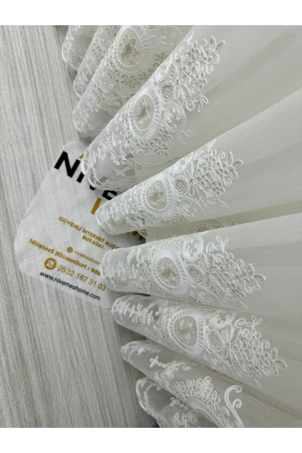 NİVEMESHOME DEREN 2846 1/3 SIK PİLELİ TÜL PERDE APM
