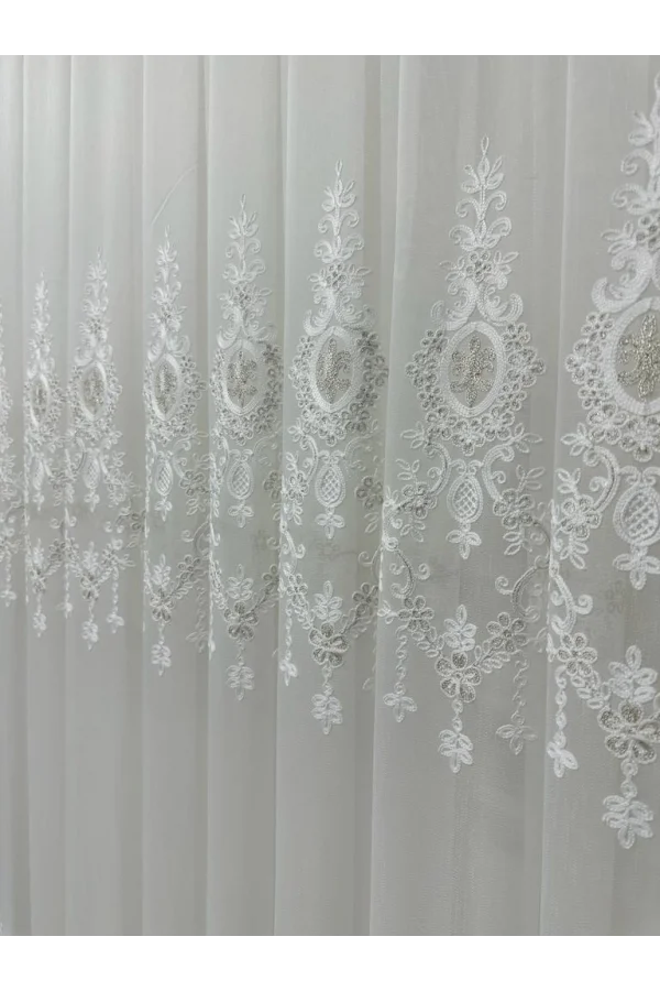 NİVEMESHOME DEREN 2846 1/3 SIK PİLELİ TÜL PERDE APM