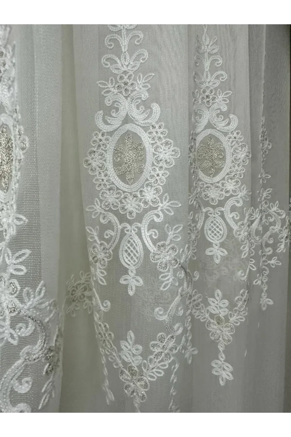 NİVEMESHOME DEREN 2846 1/3 SIK PİLELİ TÜL PERDE APM