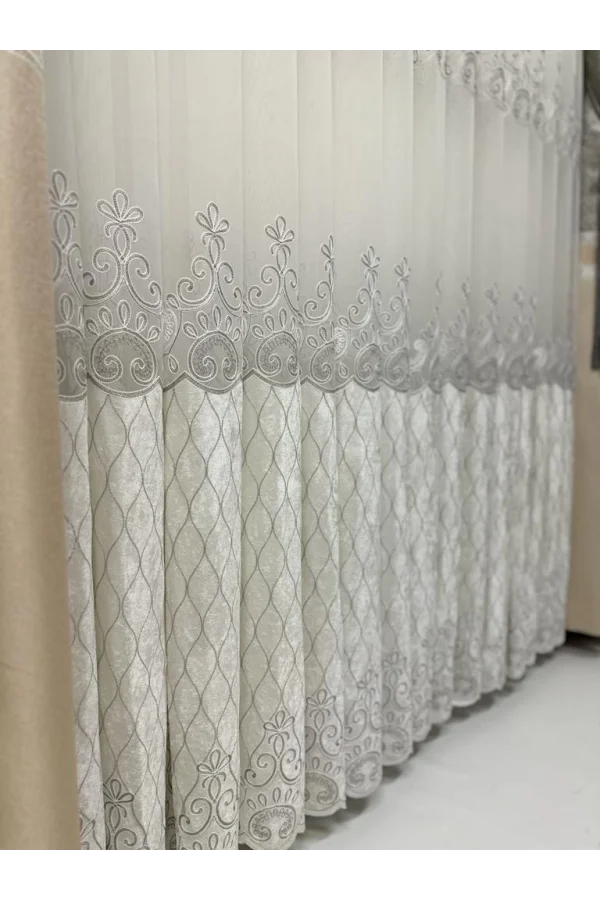 NİVEMESHOME ДЕСТИНА 1/3 ПЛОТНАЯ СКЛАДЧАТАЯ ЗАНАВЕСКА APM