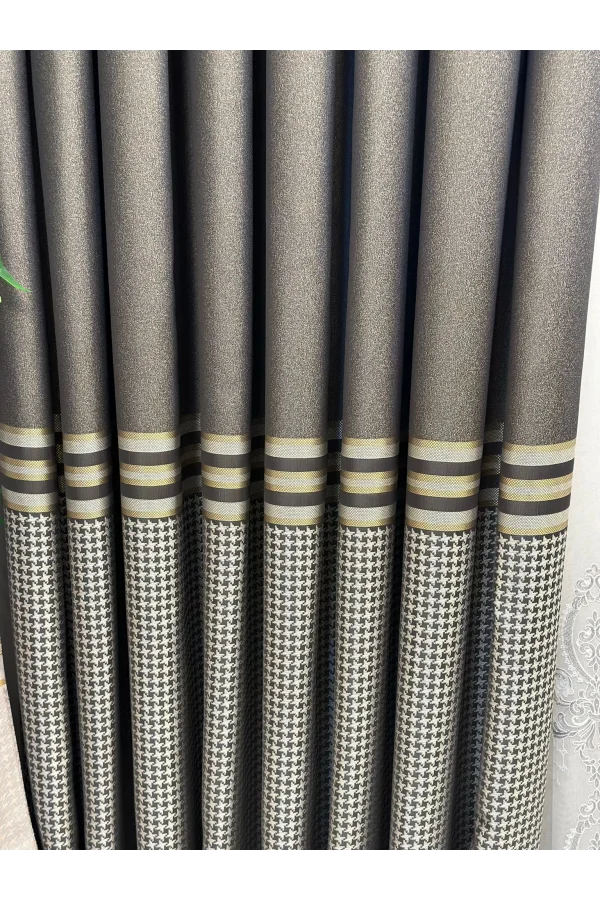 NİVEMESHOME DİDİM FT671537 V-2503 TAŞ 1/3 SIK PİLELİ ФОНОВАЯ ЗАНАВЕС APM