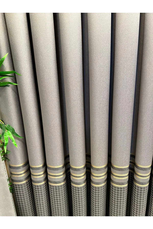 NİVEMESHOME DÍDİM FT671537 V-5403 PLATA 1/3 PLISADA CORTINA DE TELA APM