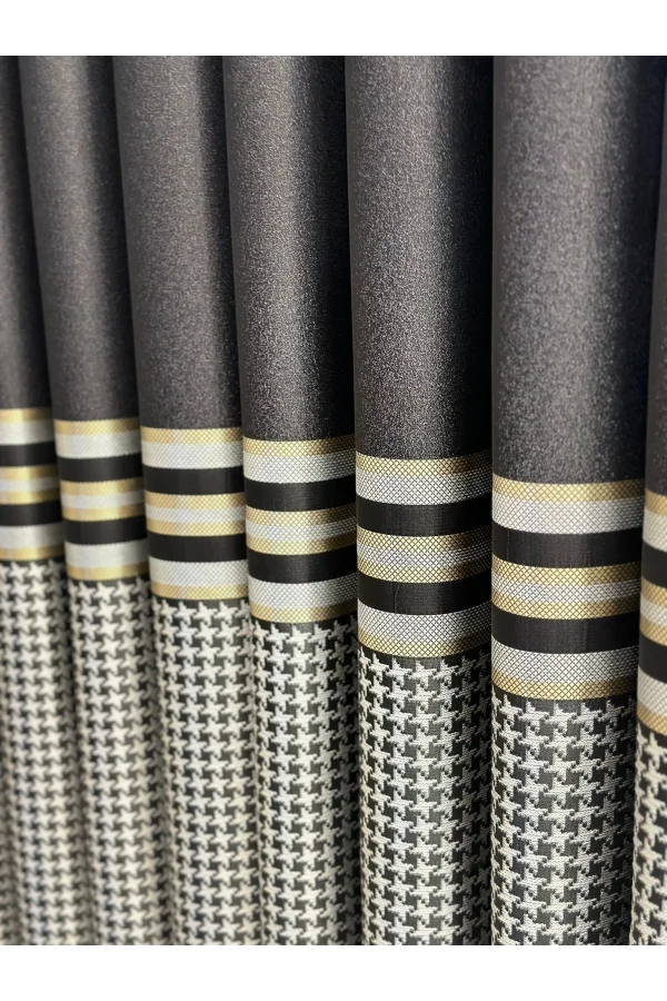 NİVEMESHOME DİDİM FT671537 V-902 NEGRO 1/3 ALTO PILA CORTINA DE CORTINA APM