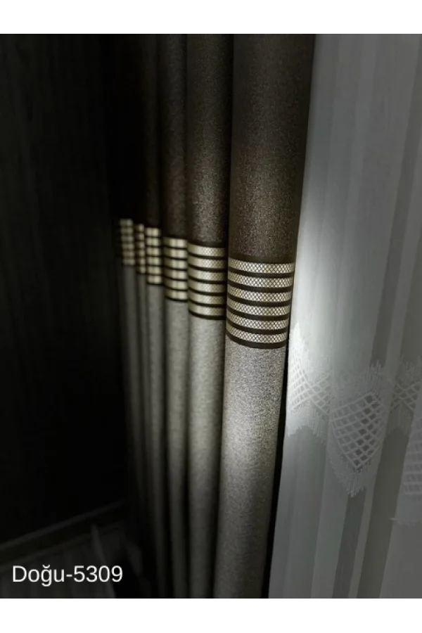 NİVEMESHOME OSTLAND FT671536 5309 1/3 ENG GERAFFTER VORHANG APM