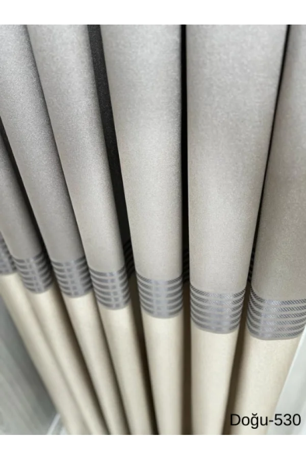 NİVEMESHOME DOĞU VİZON FT671536 V-530 1/3 SIK PİLELİ FON PERDE APM