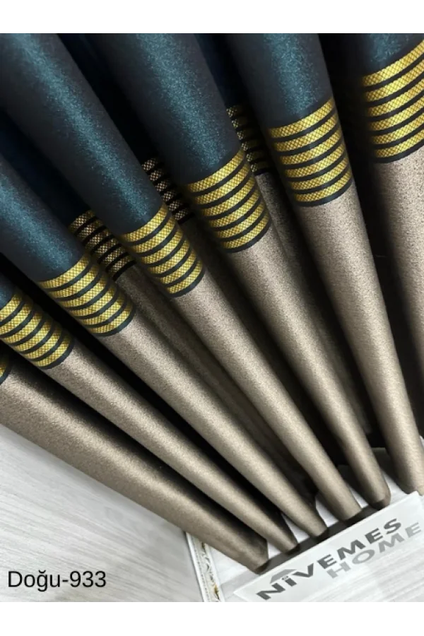 NİVEMESHOME DOĞU ZÜMRÜT GREEN - ORO FT671536 V-933 1/3 PLISADO DENSO CORTINA DE PELÍCULA APM