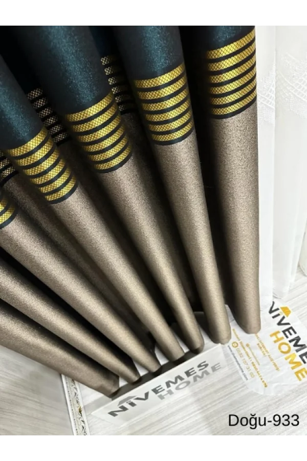 NİVEMESHOME DOĞU ZÜMRÜT GREEN - ORO FT671536 V-933 1/3 PLISADO DENSO CORTINA DE PELÍCULA APM