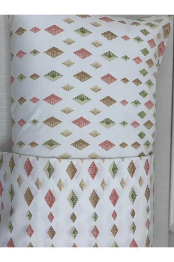 نصف شكلين غطاء وسادة مربعة مزينة بنمط NIVEMESHOME 2 قطعة بحجم 50x70