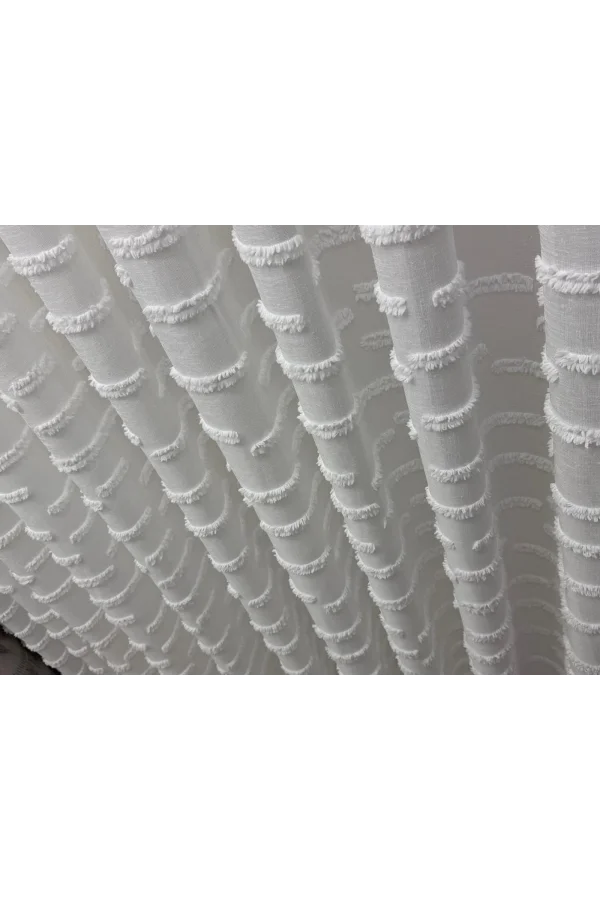 NİVEMESHOME DURU FULL PATTERNED 1/2,5 BAHIRED TULLE CURTAIN APM