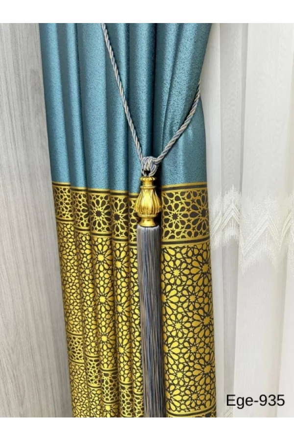 NİVEMESHOME EGE ТЮРКУАЗ FIR1240 V-935 1/3 ЖИВОТНЫЙ ПОКРОВ ФОН АПМ