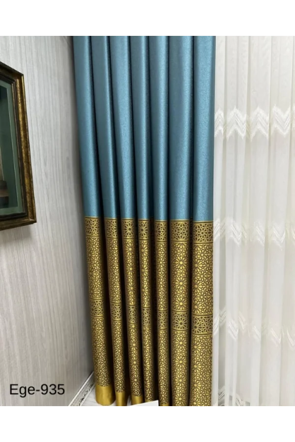 NİVEMESHOME EGE ТЮРКУАЗ FIR1240 V-935 1/3 ЖИВОТНЫЙ ПОКРОВ ФОН АПМ