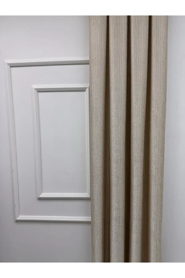 NİVEMESHOME ELİS V-5206 FON PERDE 1/3 SIK PİLELİ PERDE APM