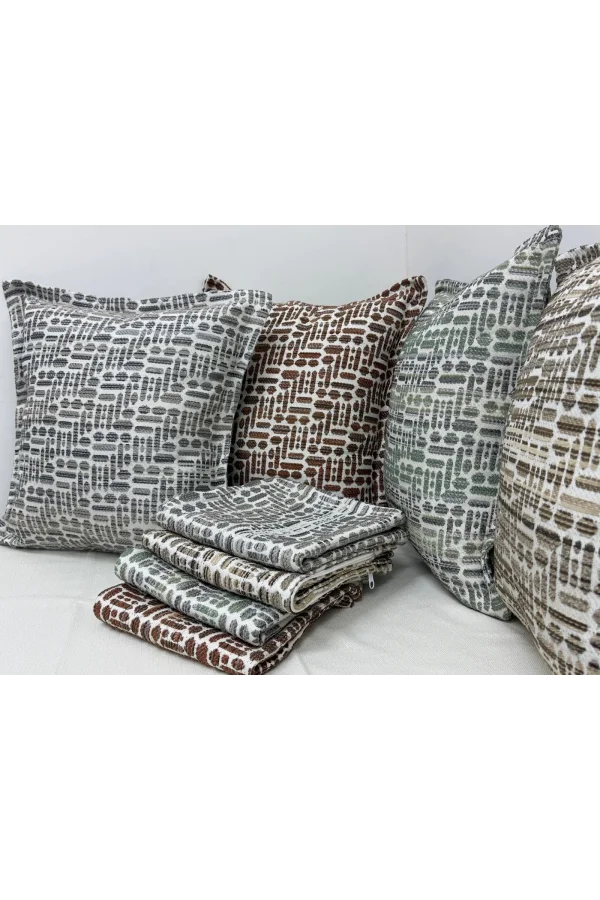 CUSCINO IMBOTTITO IN FIBRA NIVEMESHOME 45X45 LISA 01 TEGOLA