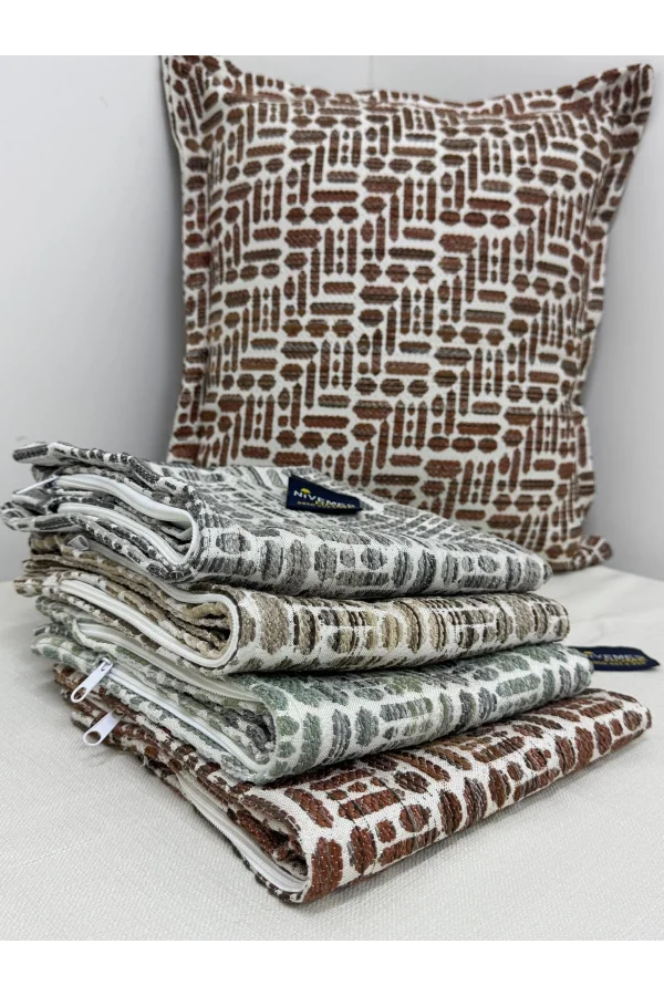 CUSCINO IMBOTTITO IN FIBRA NIVEMESHOME 45X45 LISA 01 TEGOLA