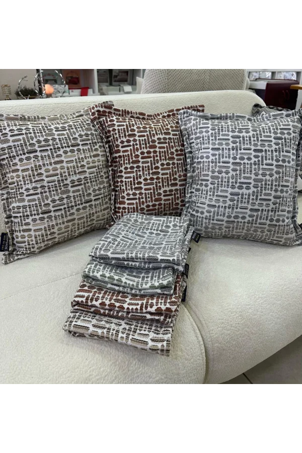 CUSCINO IMBOTTITO IN FIBRA NIVEMESHOME 45X45 LISA 01 TEGOLA