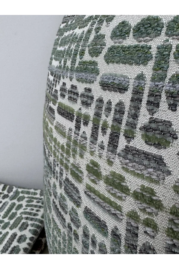 NİVEMESHOME FODERA PER CUSCINO IMBOTTITO IN FIBRA 45X45 LISÀ 02 VERDE