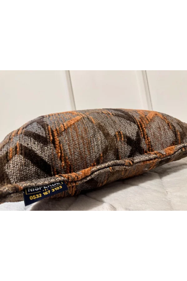 NİVEMESHOME ELYAF DOLGULU KIRLENT 45X45 MATEO 67-02 ARANCIO-CAFFÈ