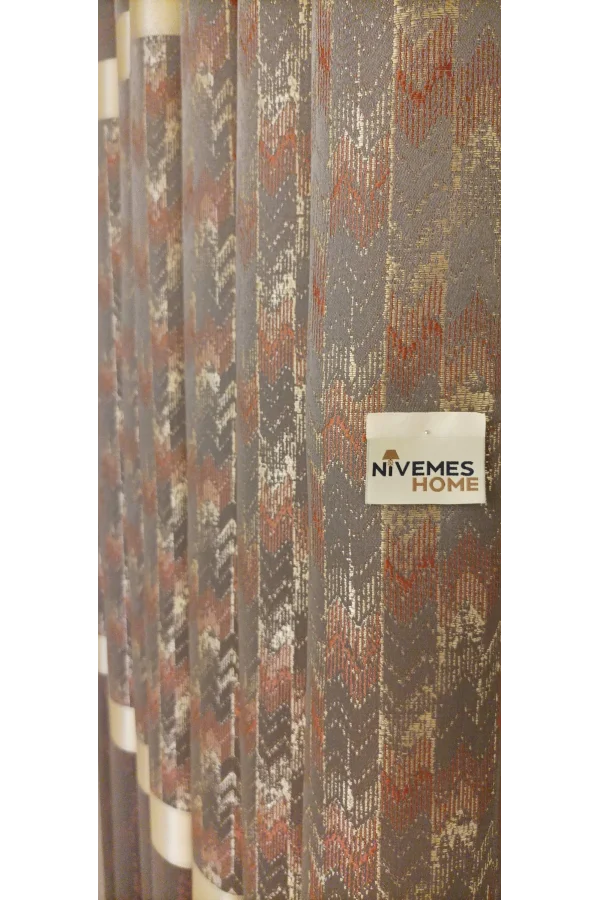 NİVEMESHOME ENOLA ZIMT GOLD 1/3 DICKER VORHANG VORHANG APM
