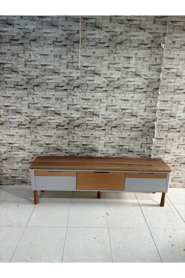 NİVEMESHOME ESTA CEVİZ-BEJ MESA DE TV