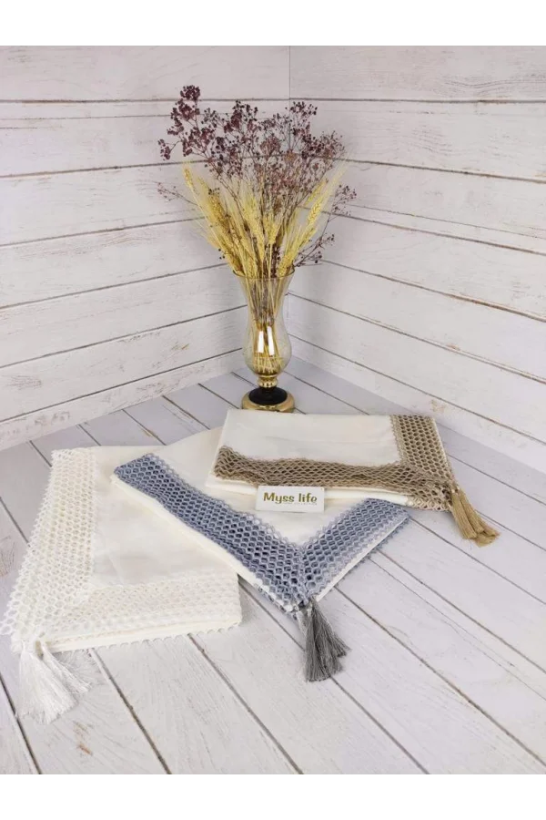 NİVEMESHOME FİLE GRİ 160*220 MASA ÖRTÜSÜ EVLÜKS