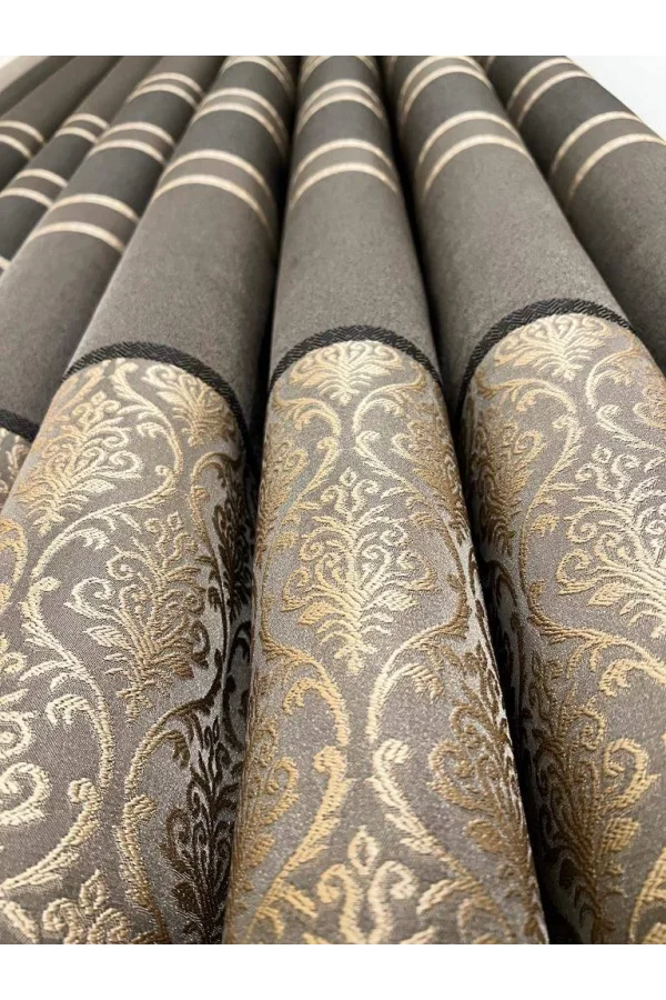 NİVEMESHOME FJ631306V-5312 LAFANDA قهوة 1/3 بيل بطانة رملية اللون