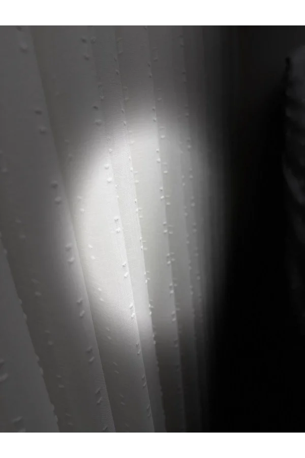 NİVEMESHOME FLORİDA KETEN GÖRÜNÜMLÜ BOHEM TARZ PONPON 1/3 SIK PİLELİ TÜL PERDE APM