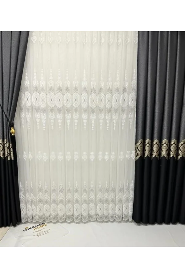 NIVEMESHOME FOLDET 2811 1/3 THICK PLEATED TULLE CURTAIN APM