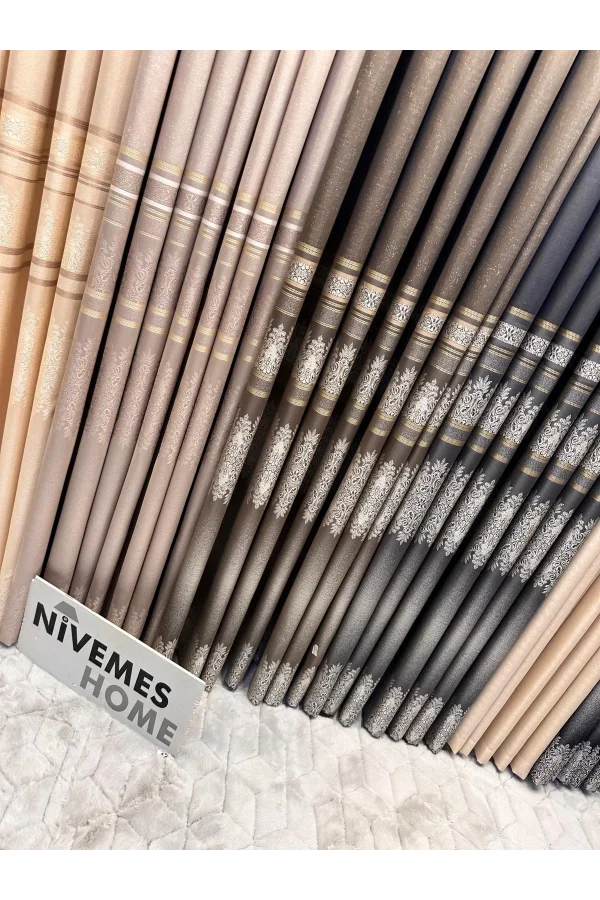 NİVEMESHOME FT632255 V-530 ANTAKYA DUNKELBLAU 1/3 DICHT FALTROLLO APM