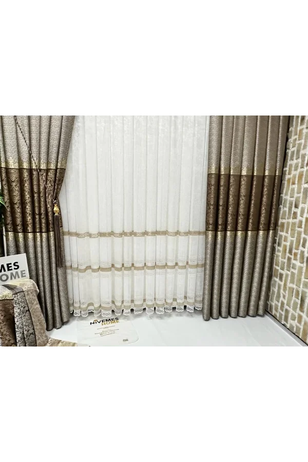 NİVEMESHOME GARDENYA 1/3 GUSTO PILONNAZY TÜL PERDE APM