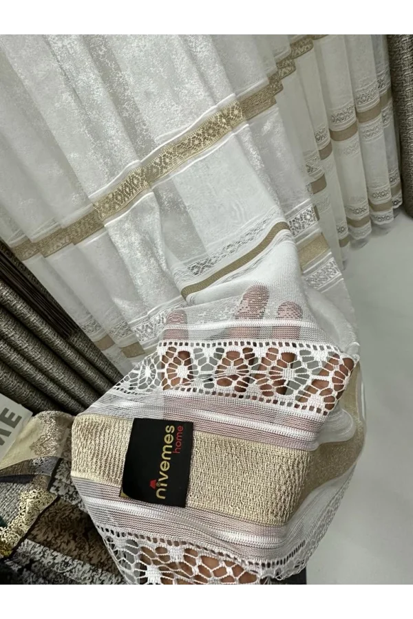 NİVEMESHOME GARDENYA 1/3 GUSTO PILONNAZY TÜL PERDE APM