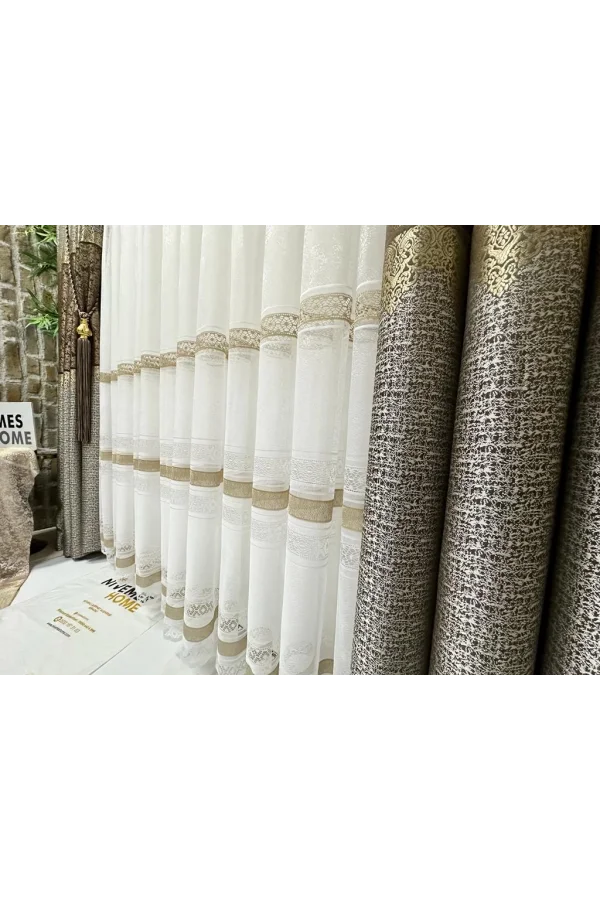 NİVEMESHOME GARDENYA 1/3 GUSTO PILONNAZY TÜL PERDE APM