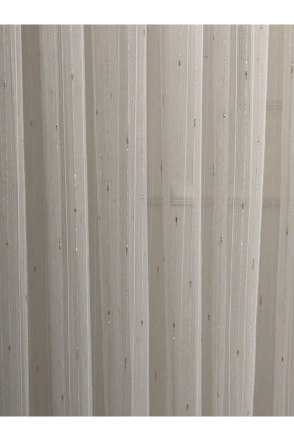 NİVEMESHOME GOLD DETAYLI SİMLİ 1/3 SIK PİLELİ TÜL PERDE APM