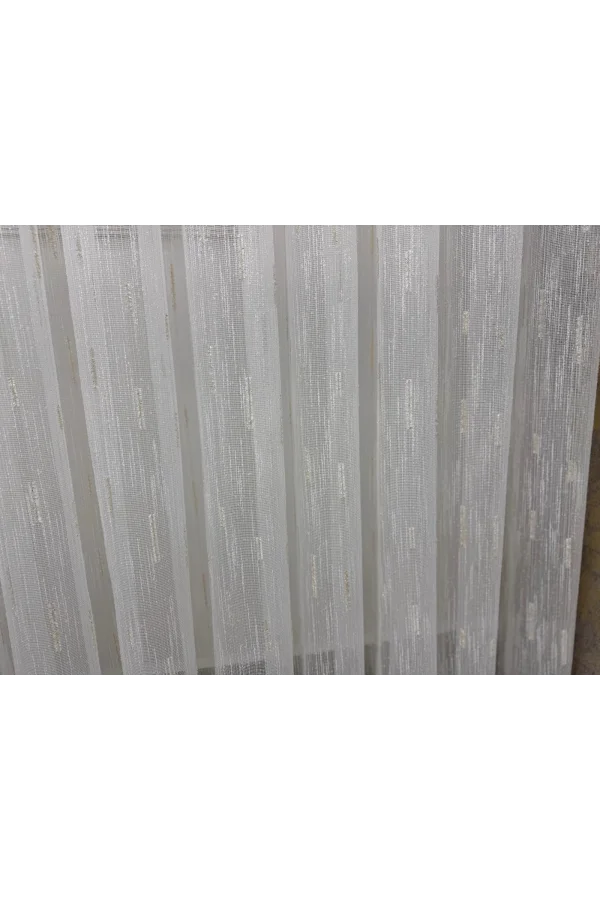 NİVEMESHOME GOLD BARTLI TÜLL 1/3 SIK DOLGU TÜL PERDE APM