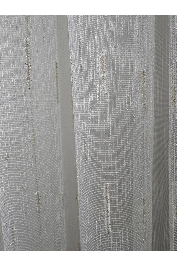 NİVEMESHOME GOLD BARTLI TÜLL 1/3 SIK DOLGU TÜL PERDE APM