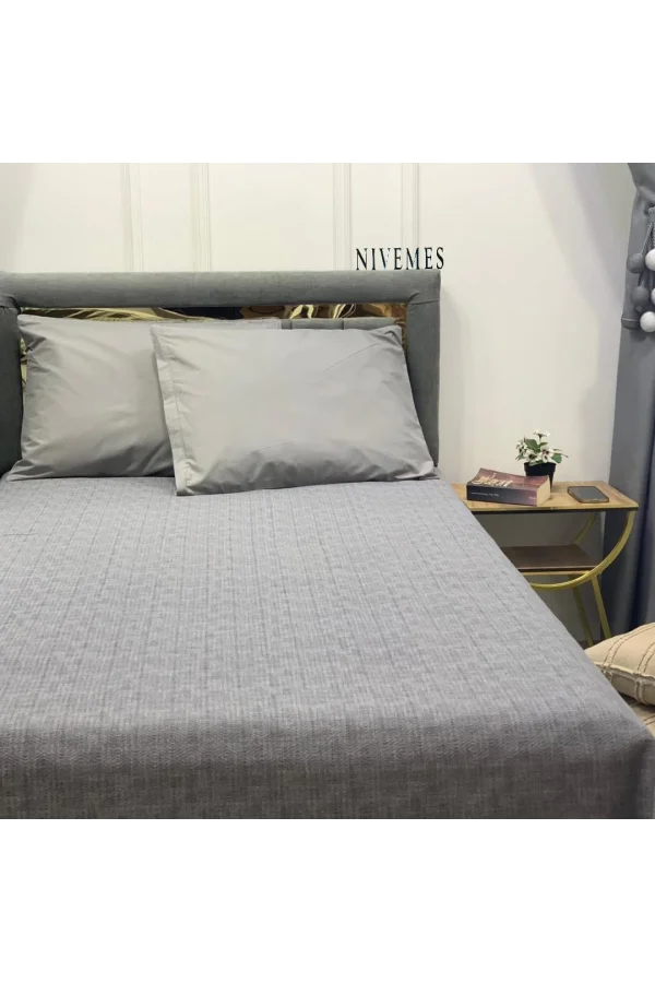 NİVEMESHOME GRİ 160X230 TEK PİKE ÖRTÜSÜ TEK KİŞİLİK