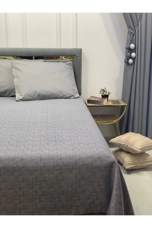 NİVEMESHOME GRİ 160X230 TEK PİKE ÖRTÜSÜ TEK KİŞİLİK