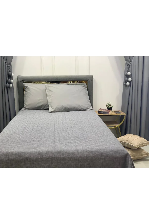NİVEMESHOME GRİ 200X230 TEK PİKE ÖRTÜSÜ ÇİFT KİŞİLİK