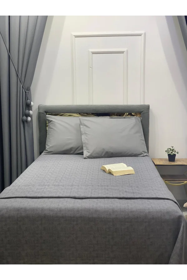 NİVEMESHOME GRİ 200X230 TEK PİKE ÖRTÜSÜ ÇİFT KİŞİLİK