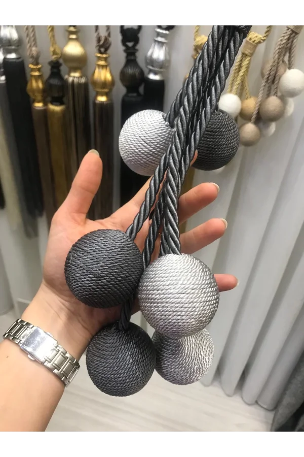 NİVEMESHOME رمادي - فضة تجميع سقف 6 أقواس