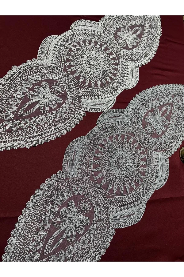 NİVEMESHOME GRİ İŞLEMELİ RUNNER