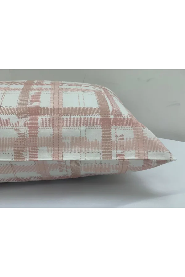 NİVEMESHOME ROSA KARO DESSIN 2ER-KISSENBEZUG MIT DECKEL 50X70
