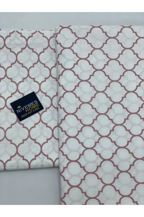 NİVEMESHOME ROSENBLÜTEN GEOMETRISCHES MUSTER 2ER-PACK KISSENBEZUG MIT DECKEL 50X70