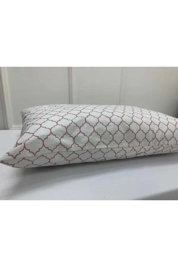 NİVEMESHOME ROSENBLÜTEN GEOMETRISCHES MUSTER 2ER-PACK KISSENBEZUG MIT DECKEL 50X70