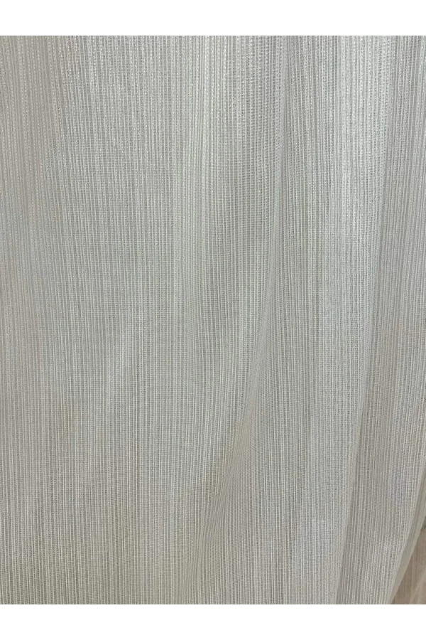 NİVEMESHOME SILBER GESTREIFTER 1/3 DICHT FALTROLLO TÜLLVORHANG APM