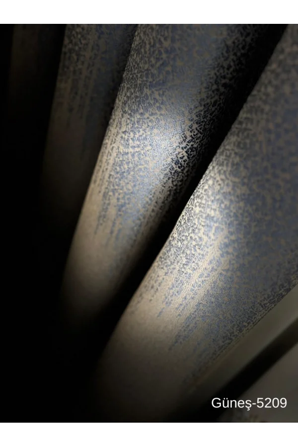 NİVEMESHOME GÜNEŞ FT632121 GÜMÜŞ V-5209 1/3 SIK PİLELİ FON PERDE APM