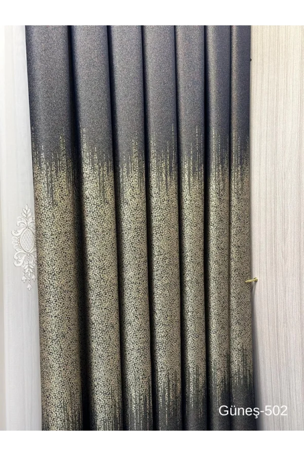 NİVEMESHOME GÜNEŞ FT632121 الأزرق الداكن V-502 1/3 الستائر الشبكية الكثيفة APM