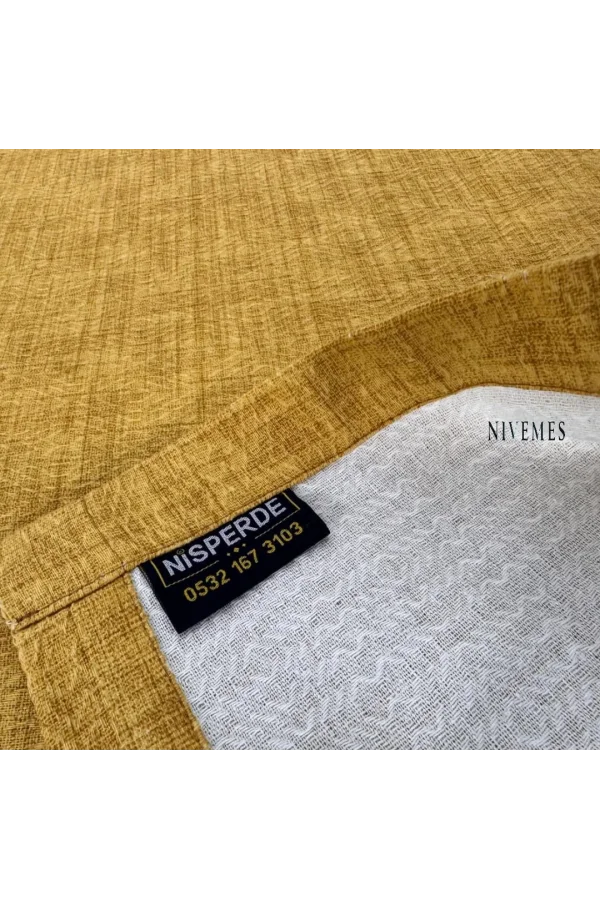 NİVEMESHOME MOSTAZA 200X230 COLCHA DE PIQUE INDIVIDUAL