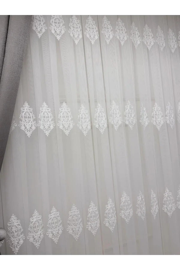 NİVEMESHOME HARE 1/2,5 PİLELİ TÜL PERDE APM